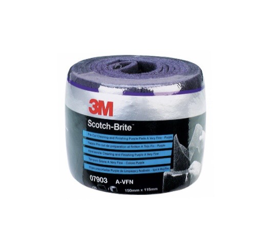 [7903] 3M Rouleau de 35 coupes Pré-découpé Scotch Brite Purple Très Fine