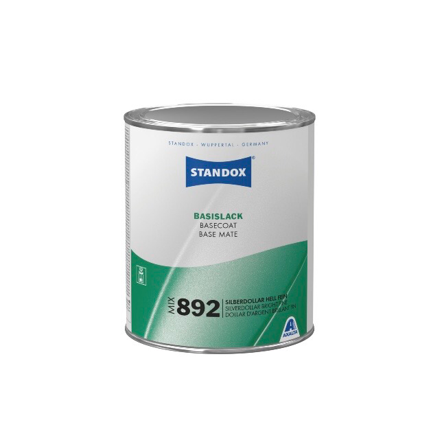 Base Mate Mix 892 Dollar d'Argent Brillant Fin 1L