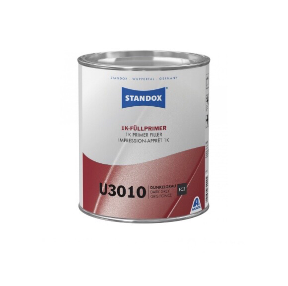 [U3010 FC3] U3010 Standox Impression-Apprêt 1K Gris Foncé 3.5L