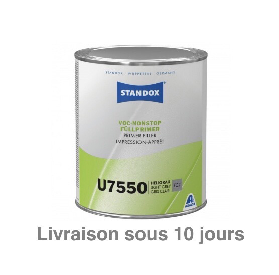 U7550 Impression-Apprêt VOC Nonstop Gris Clair 3.5L