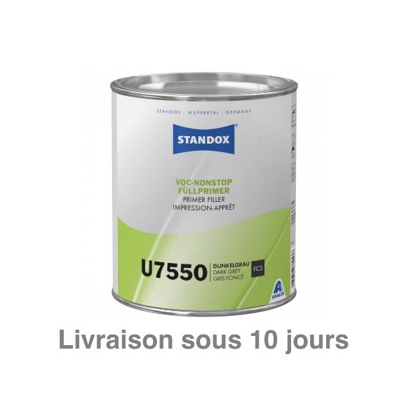 U7550 Impression-Apprêt VOC Nonstop Gris Foncé 3.5L