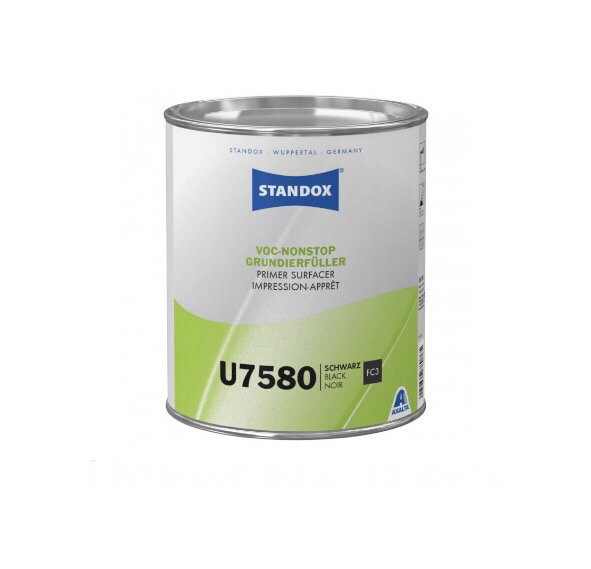 [U7580 FC3] U7580 Standox Impression-Apprêt VOC Nonstop Noir 3.5L