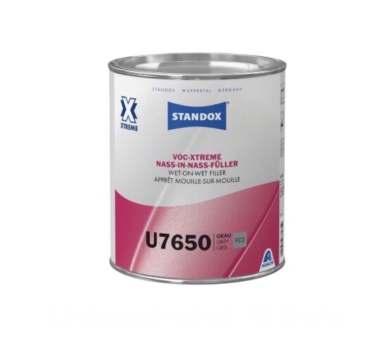 U7650 Standox Apprêt Mouillé-sur-Mouillé VOC-Xtreme Gris 3.5L