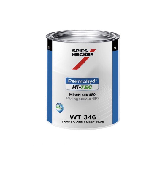 WT346 Transparent Deep Blue 1L